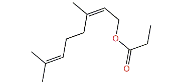 (Z)-3,7-Dimethyl-2,6-octadienyl propionate